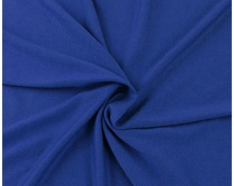 Rayon Spandex Knit Fabric Royal Blue color for Sewing clothes Crafts
