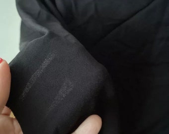 Black knit fabric rayon spandex 2 yard NEW sewing crafts photography 4 way stretch