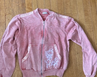 Girls Full Zip Jacket Lace Embellishment New Size 6 years
