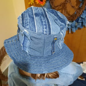Levi Denim Bucket Hat - Etsy display picture 3