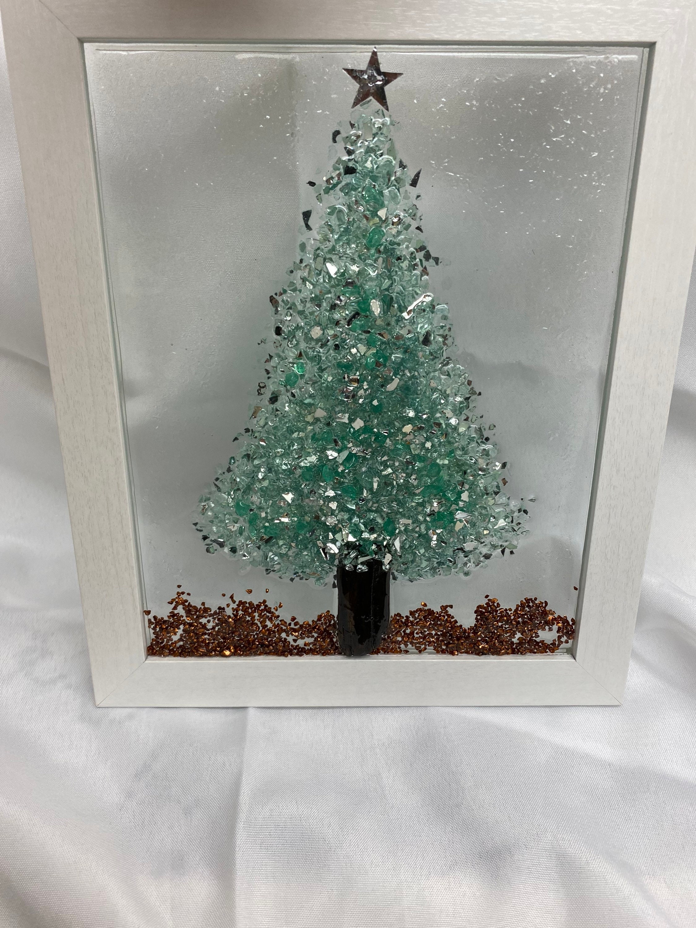 Crushed Glass Christmas Tree - Fiberglass Warehouse
