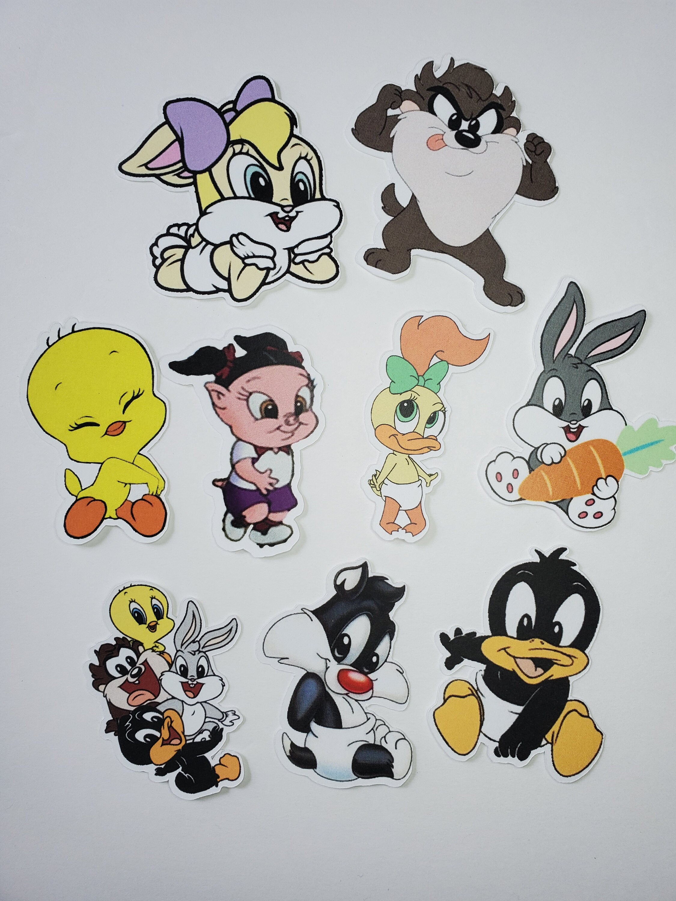 Baby Looney Tunes Die Cuts Looney Tunes Cut Outs Baby Shower Etsy
