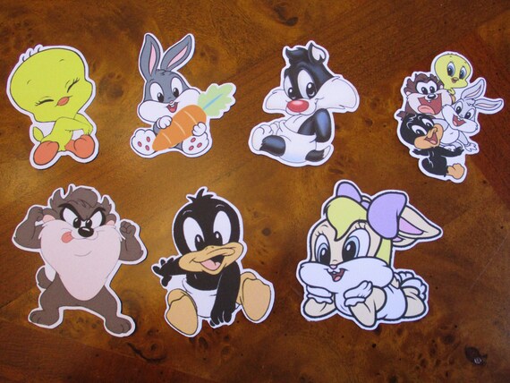 Baby Looney Tunes Die Cuts Looney Tunes Cut Outs Baby Shower Etsy