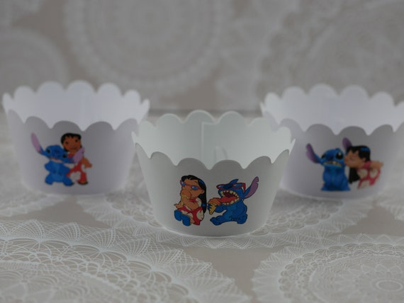 Lilo & Stitch, Lilo and Stitch Party, Lilo and Stitch Birthday Decorations,  Lilo and Stitch Cupcake Wrapper, Stitch 