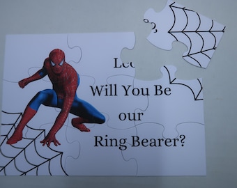 Ring Bearer Proposal, Will You Be Our Ring Bearer, Personalized Ring Bearer, Puzzle Ring Bearer ,Puzzle Page Boy ,Puzzle Junior Groomsman