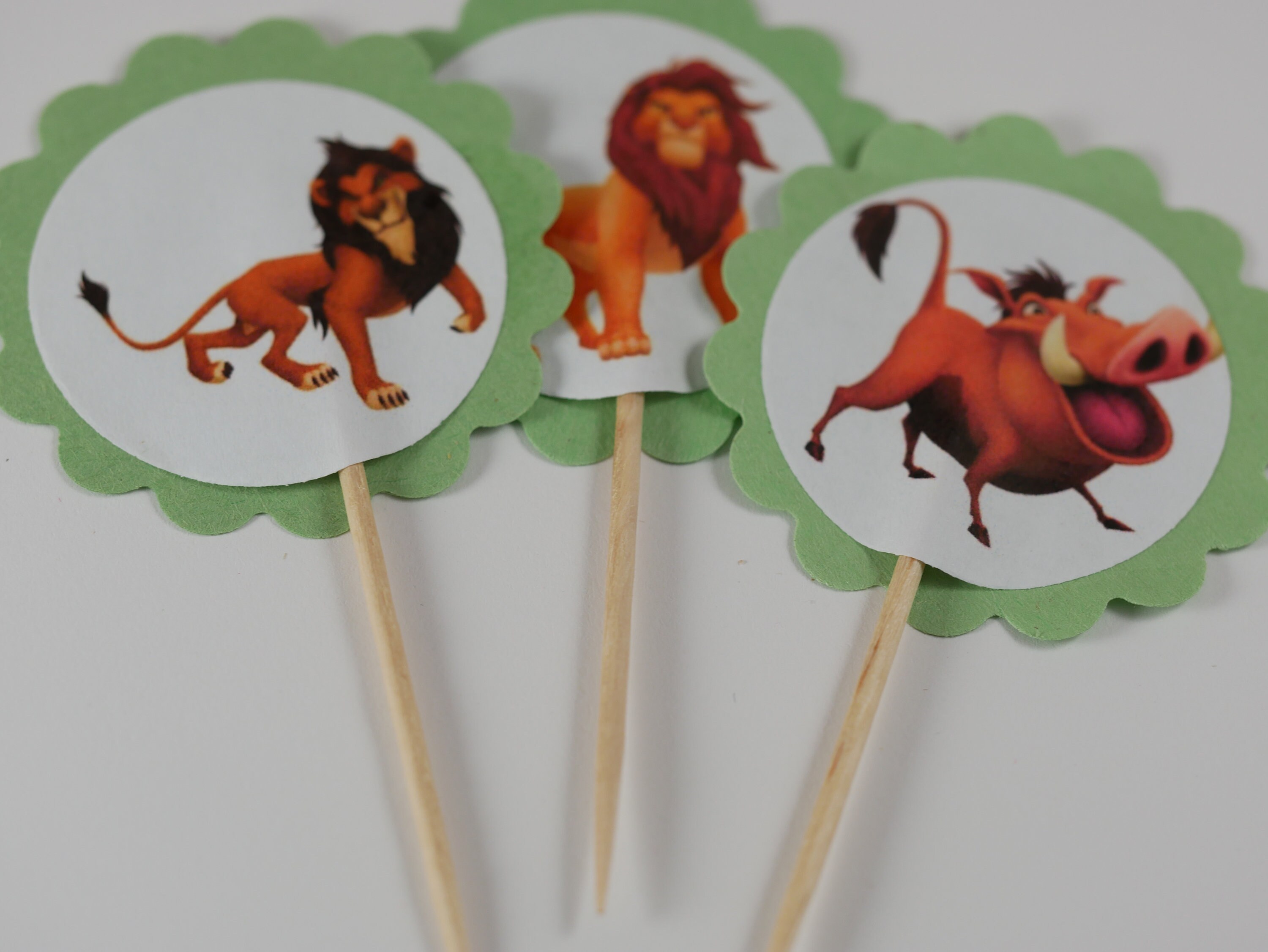 The Lion King Birthday Cupcake Toppers Birthday Cupcake Etsy