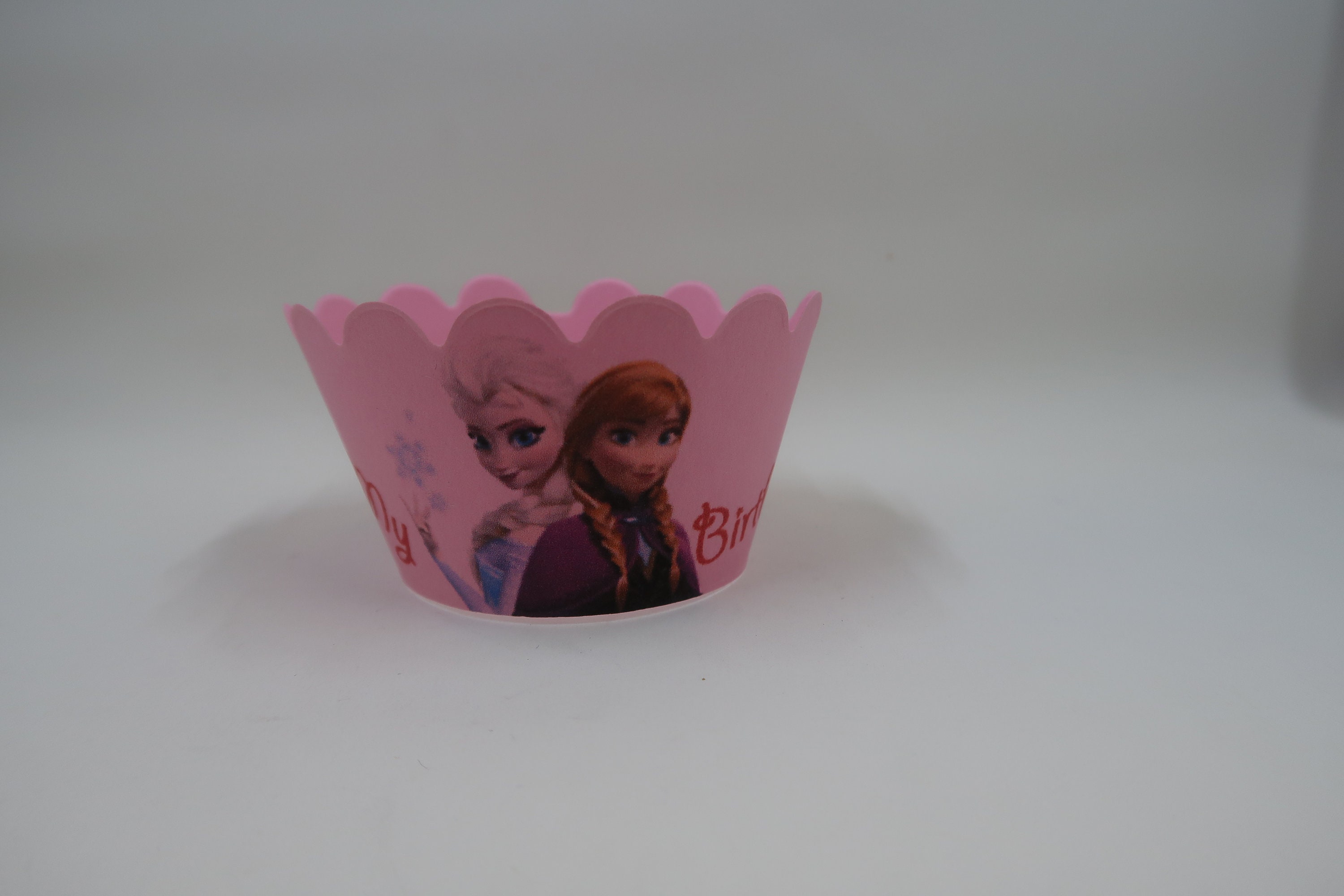 READY to Ship 36 pc Frozen cupcake wrappers Pink cupcake wrappers Frozen party Frozen themed birthday Sales ready to ship