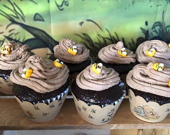 Classic Winnie the Pooh Cupcake Wrappers, Party Decorations