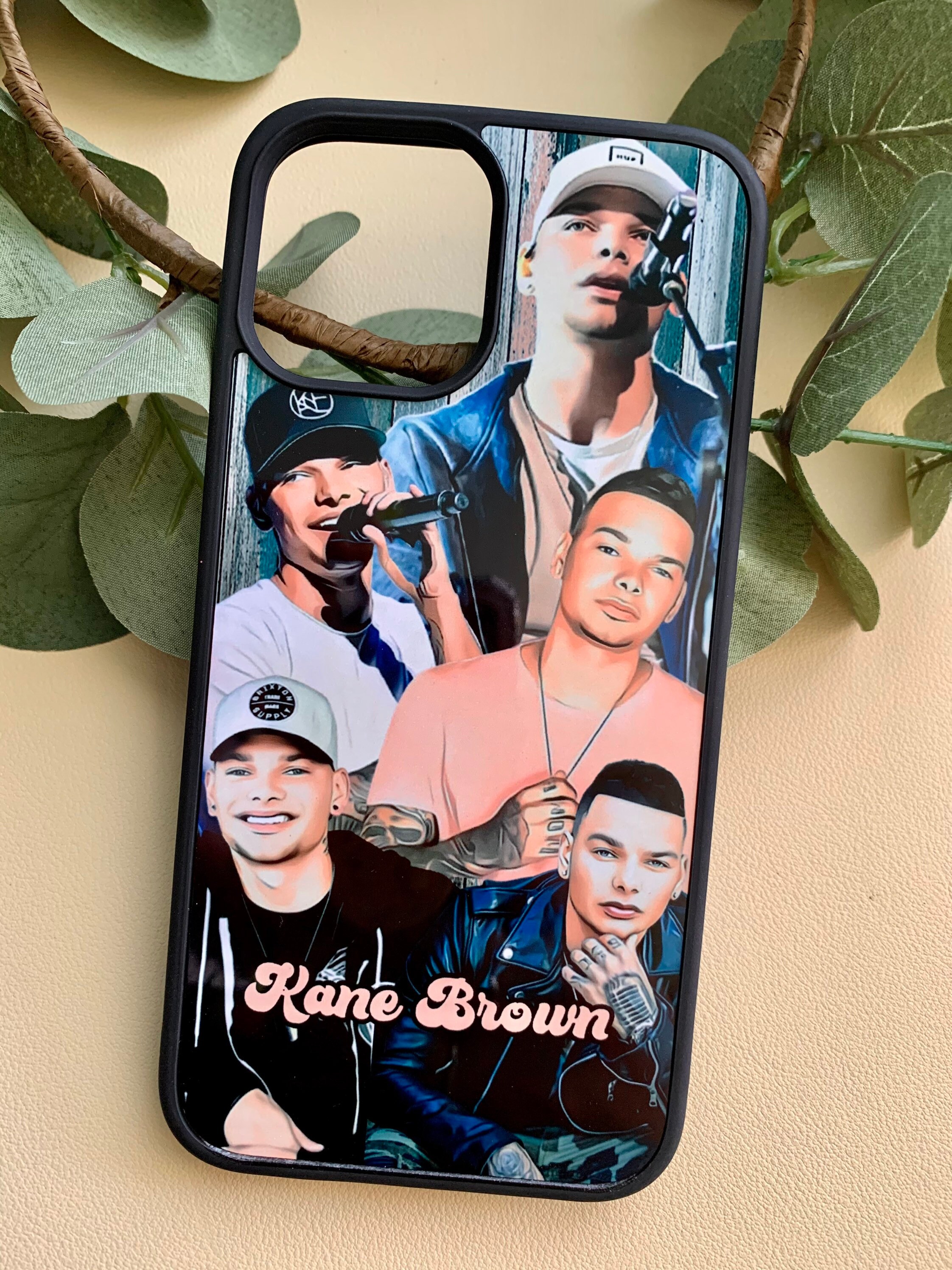 Kane Brown country music cell phone case for iPhone and Etsy