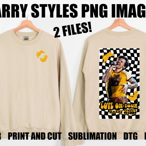 Harry Styles PNG sublimación Cricut imprimir y cortar DTG DTF digital descargar imágenes archivos clipart