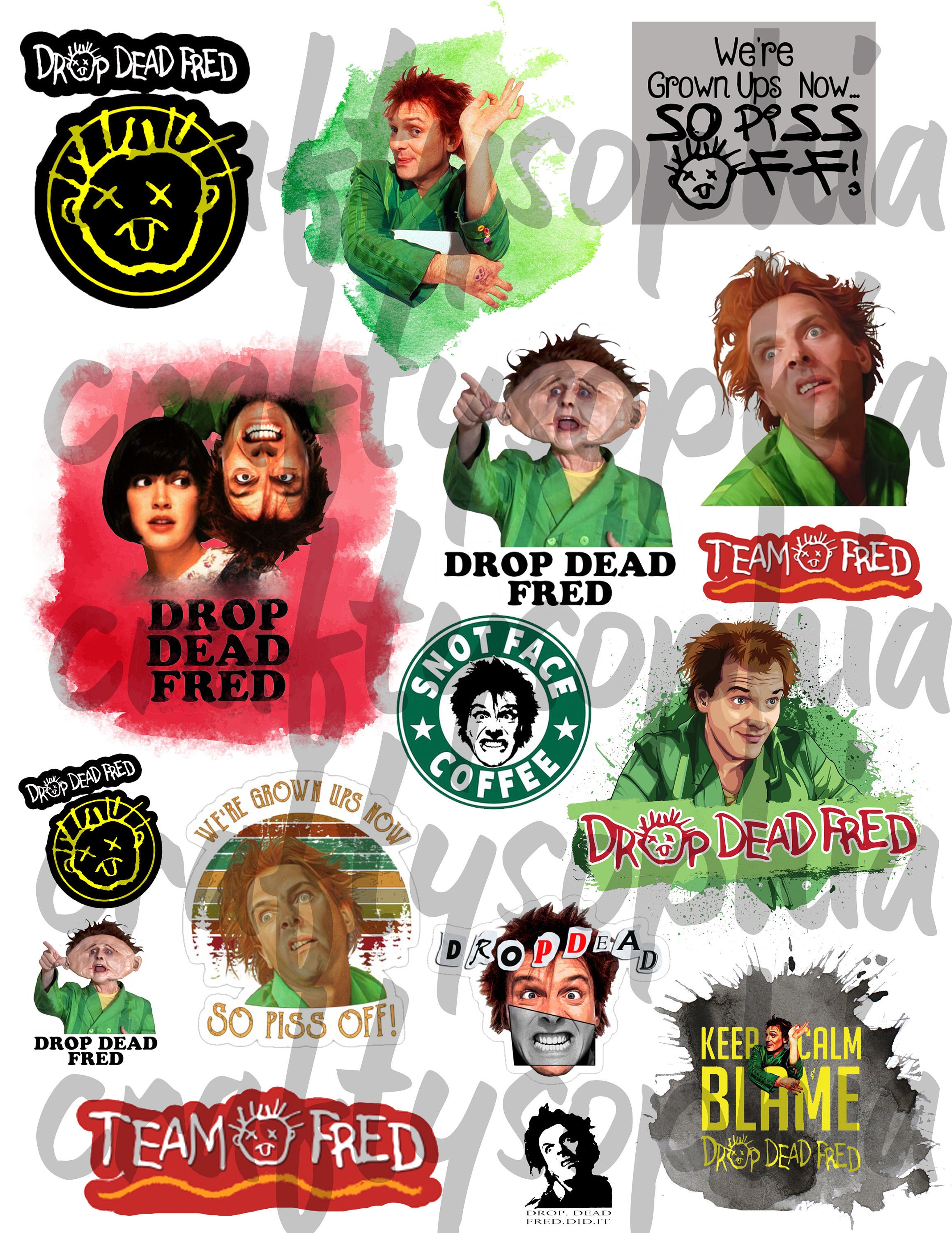 Drop Dead Fred and Friends Poster for Sale by ruthlessness13