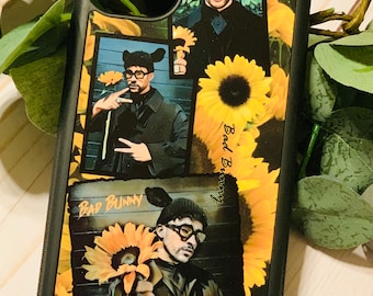 Bad Bunny sunflowers  iPhone case