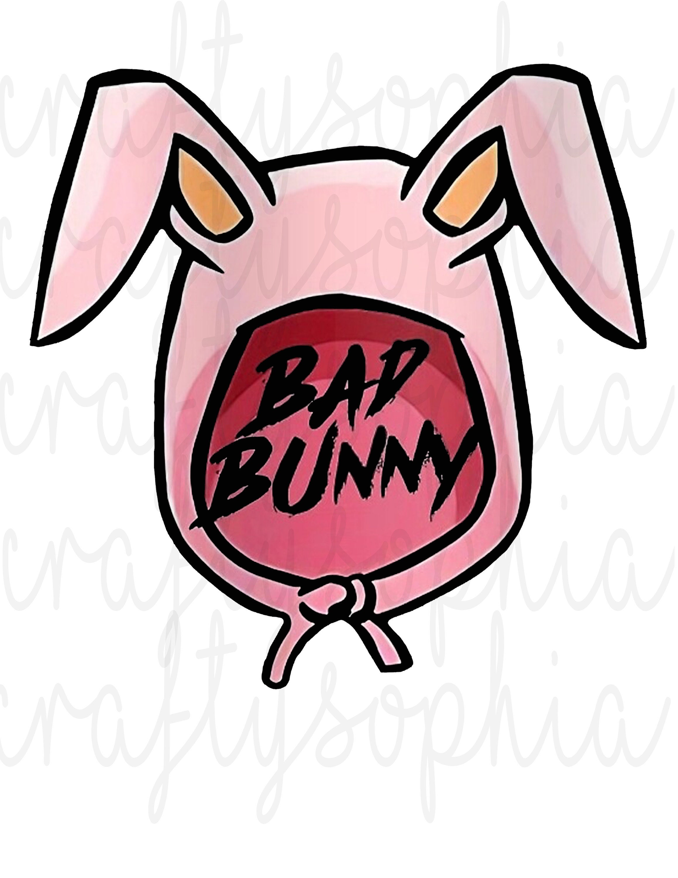 Bad Bunny PNG Sublimation Image Decal Digital Download - Etsy
