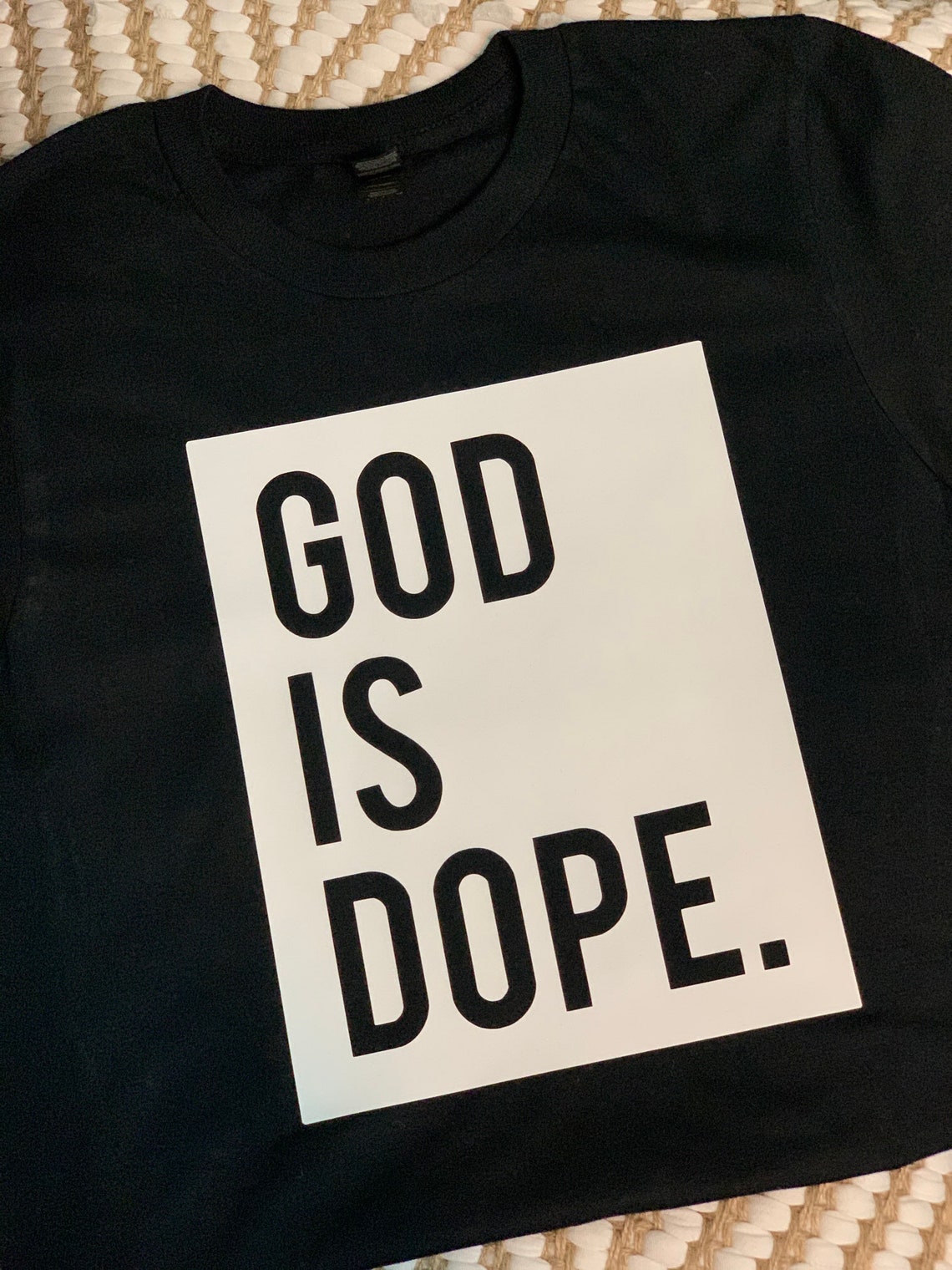 Religious Tee God is Dope T-shirt - Etsy