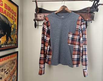 Upcycled Flannel Shirt Tutorial - Flannel Shirt Upcycle