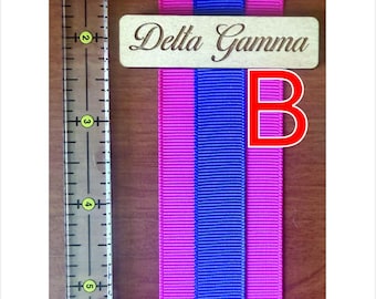 Sorority Ribbon Pin Display