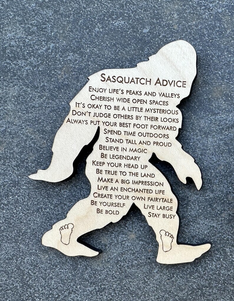 Sasquatch Advice Etsy Sasquatch Advice Etsy