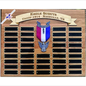 Eagle Scout Perpetual Plaque