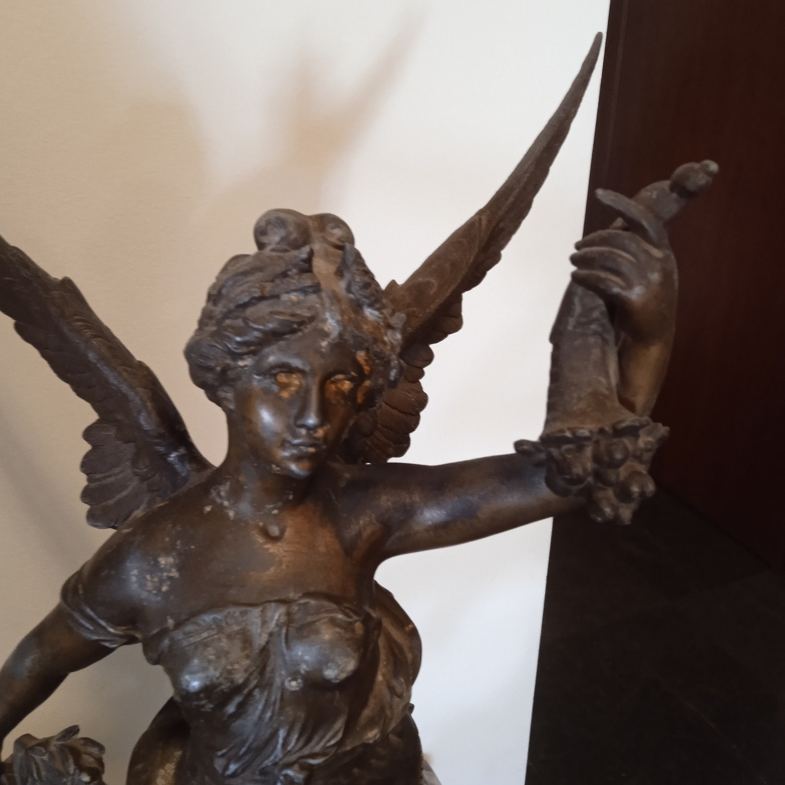 Bronze Statue by L&F Moreau French Sculpture PAX Flying Angel. Etsy