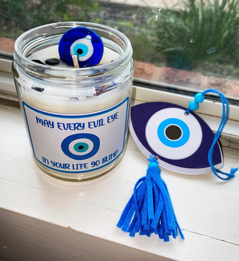 Evil Eye Candle Etsy