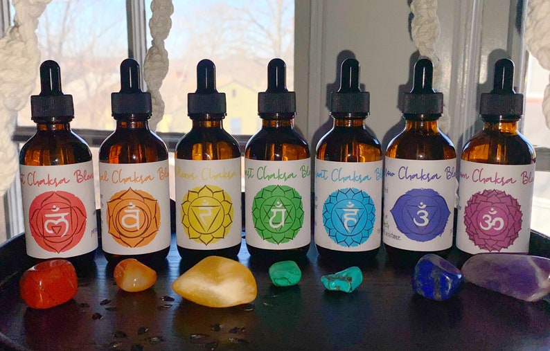 Chakra Massage Oil Blends Etsy