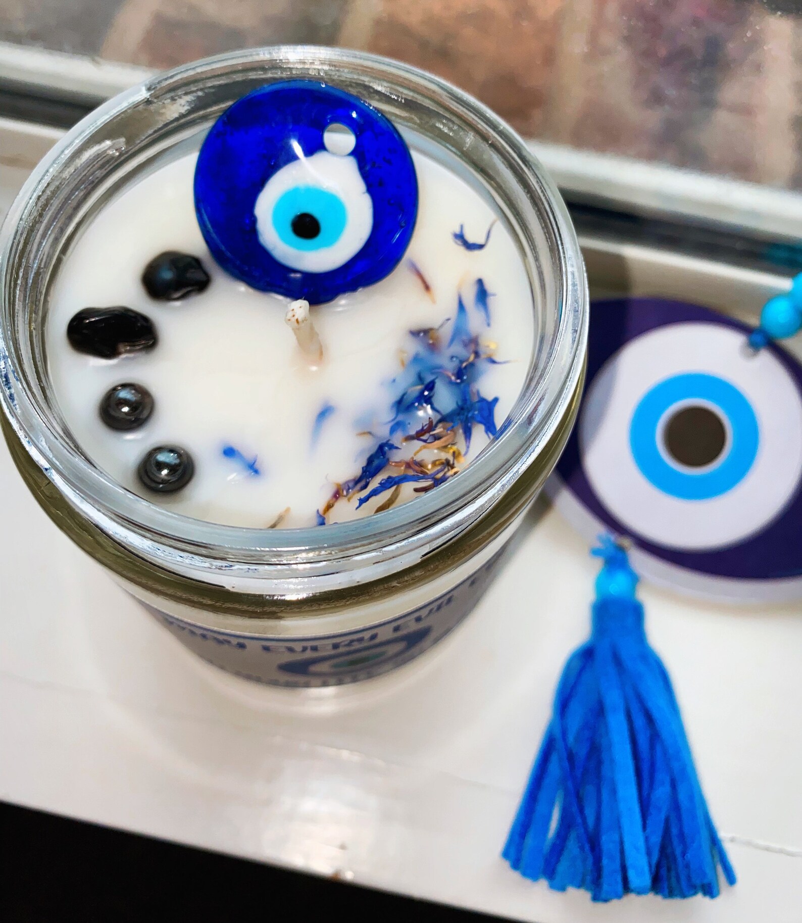 Evil Eye Candle Etsy