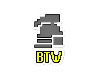 Old School Runescape OSRS Ironman BTW sticker