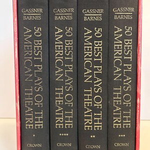 50 Best Plays Of The American Theater, 4 Volume Set, 1969, Clive Barnes/John Gassner