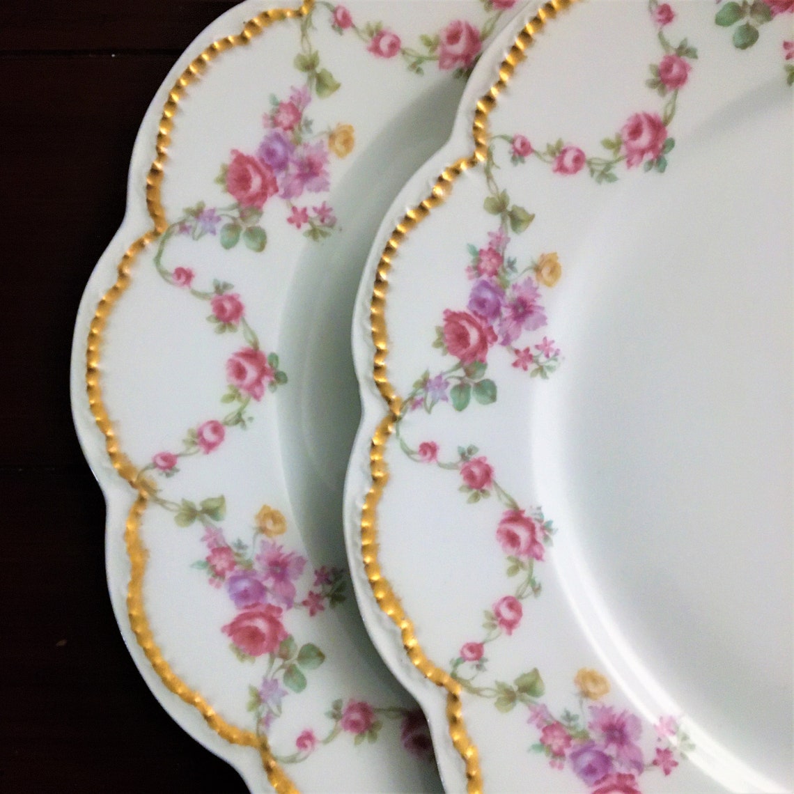 8 Haviland Limoges Dinner Plates Set of 8 Paris France Etsy