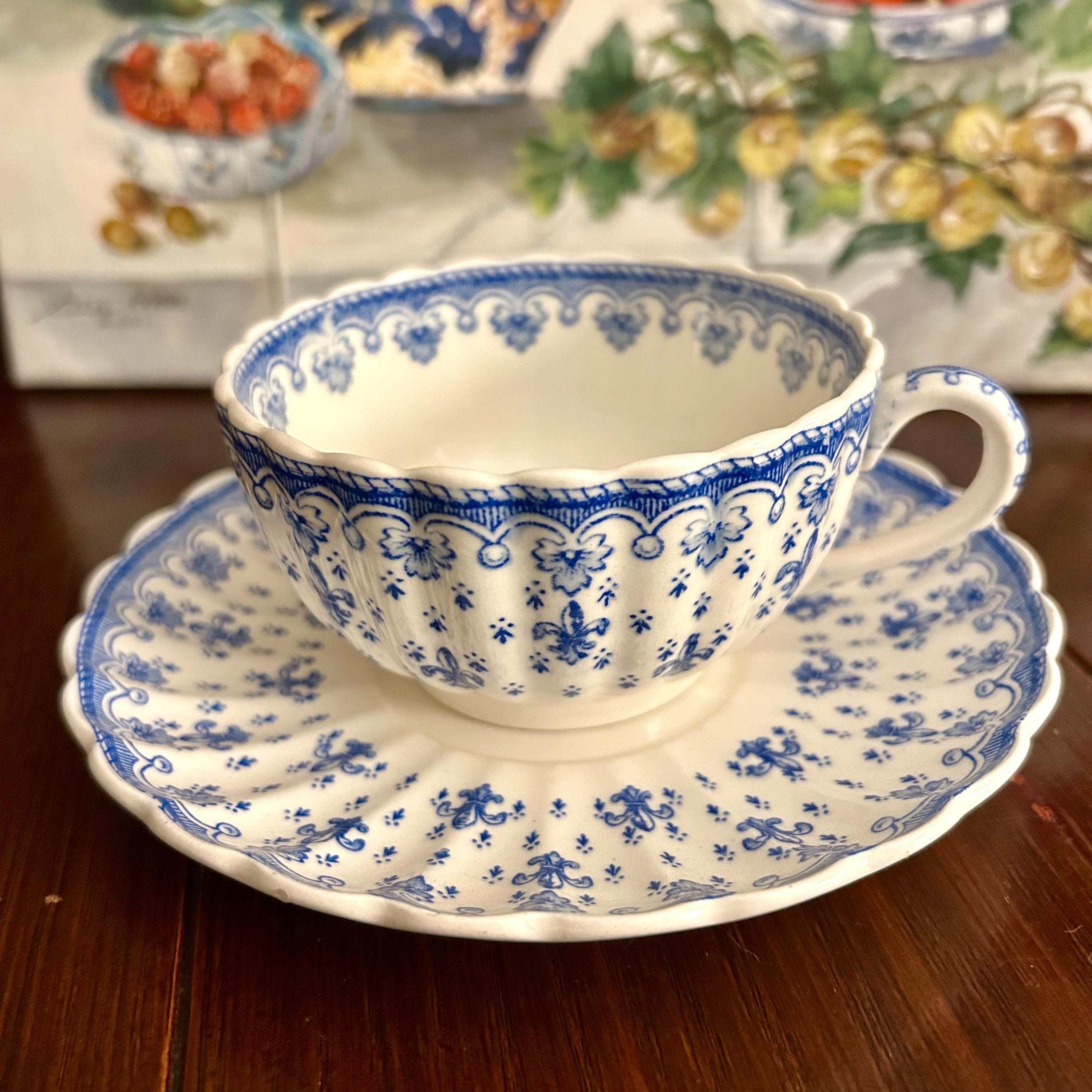 Spode Fleur De Lis Blue - Etsy