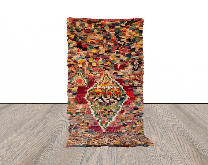 4x10 ft vintage Moroccan long runner rug!