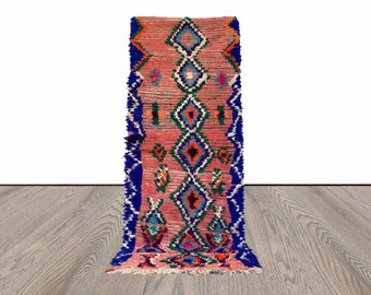 Tappeti da corridoio marocchini colorati e unici, da 3 x 8 piedi.