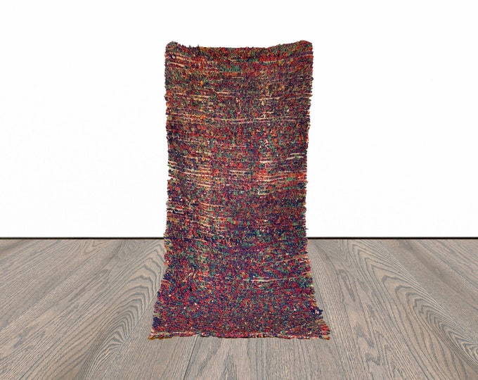 3x7 ft Moroccan Berber colorful rug!