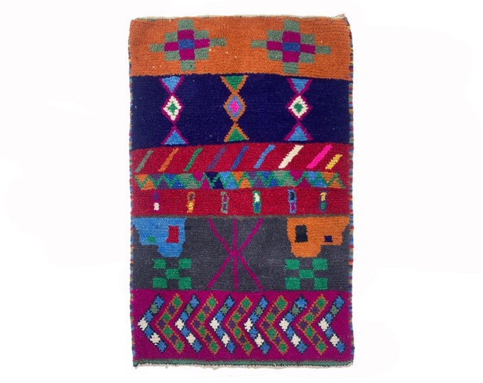 Customized Moroccan Berber Area Rug, Handcrafted colorful woven rug!