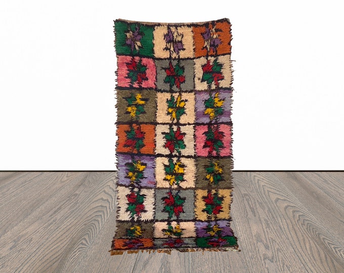 3x7 ft colorful Moroccan area rug!