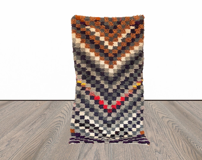 3x6  ft Moroccan colorful Berber rug!