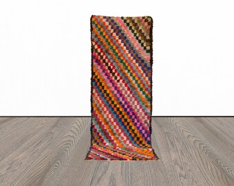 3x8 ft Moroccan colorful runner rug!