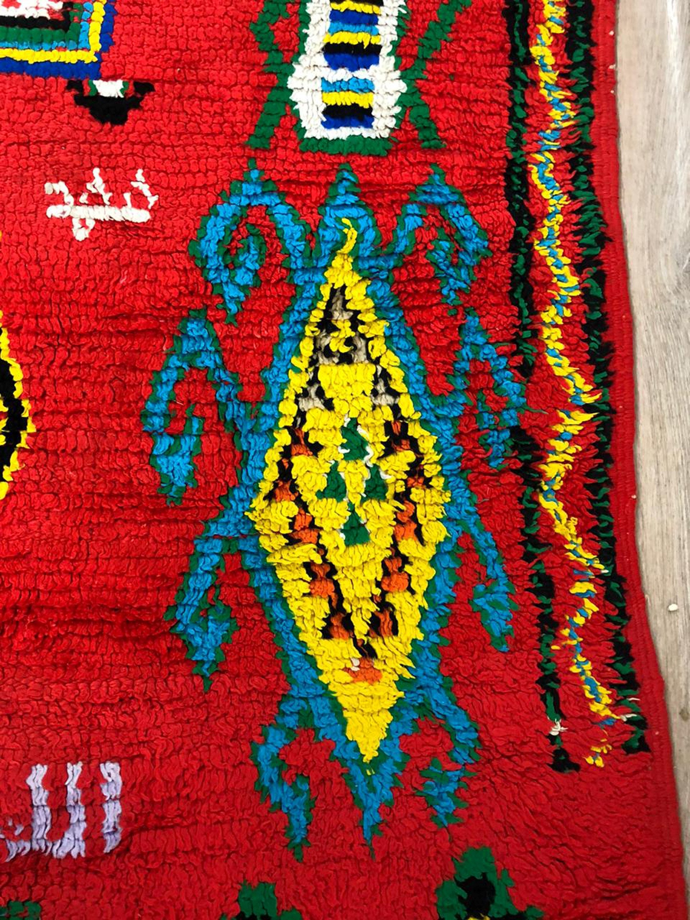 Red Moroccan rug 5x11 Morrocan Berber red rug morocco floor Etsy