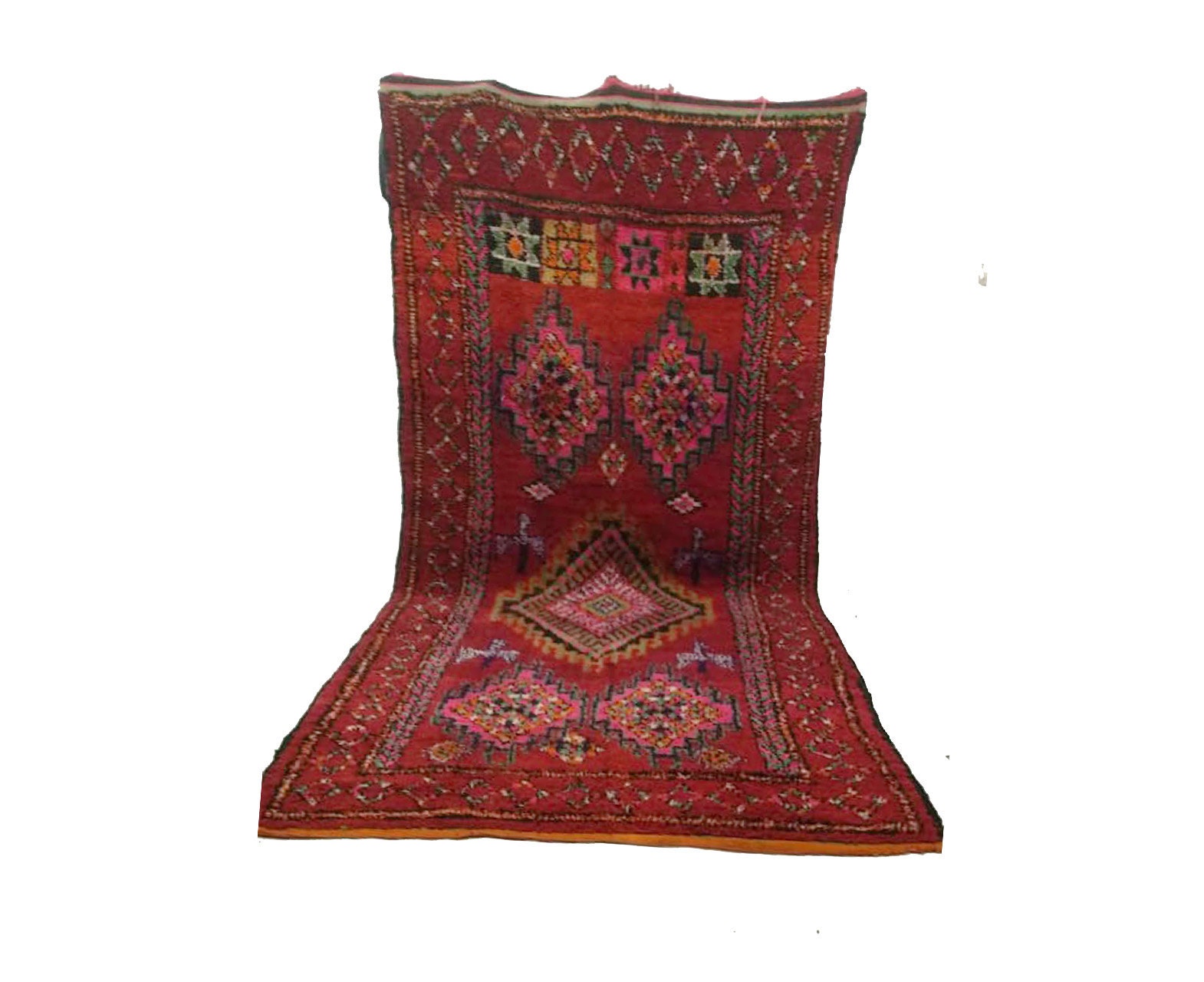 Extra large Moroccan rug 6x11, azilal Berber rug vintage, woven moroccan Boho area rugs