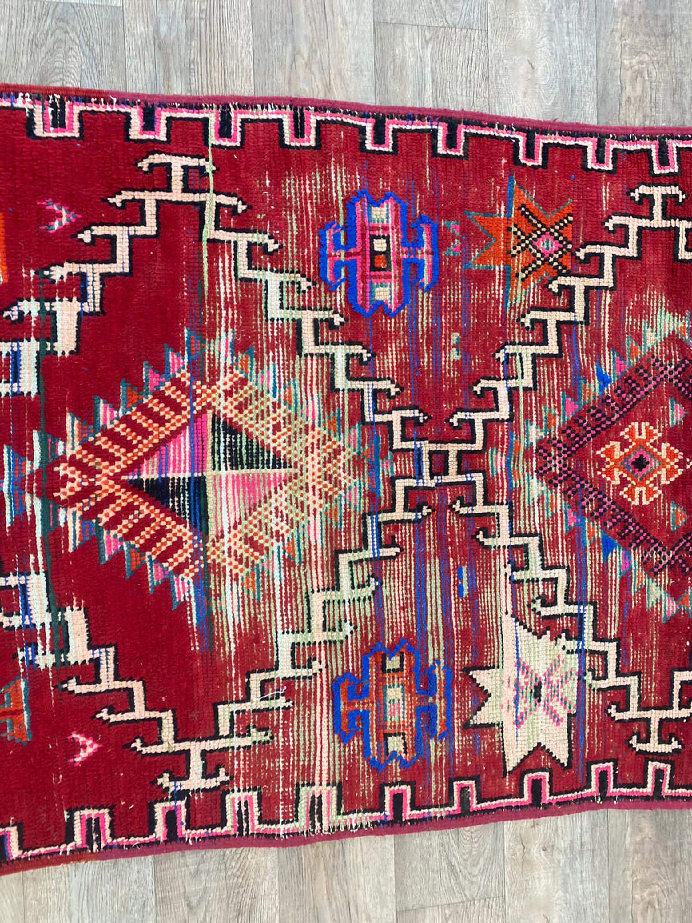 Almofada retangular Berber Kilim