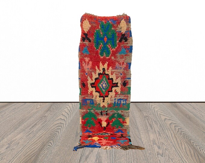 1x5 ft narrow Moroccan vintage runner rug!