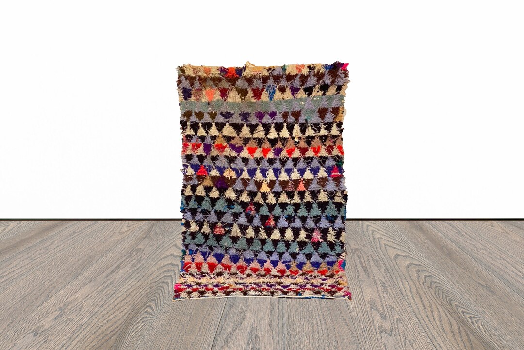 3 x 6 フィートのビンテージ モロッコ織りラグ。 - Etsy 日本