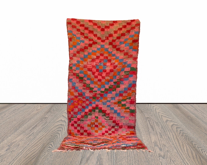 4x9  ft Moroccan vintage large area rug!