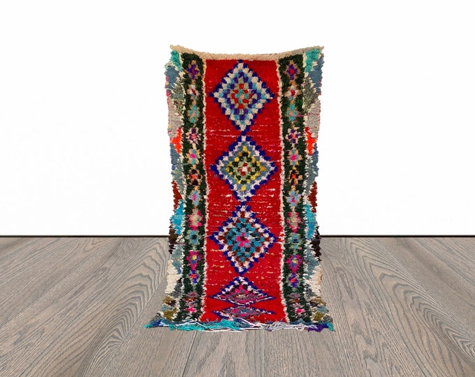 Vintage Small runner Rug, Home Décor Bohemian Rugs 3x6.