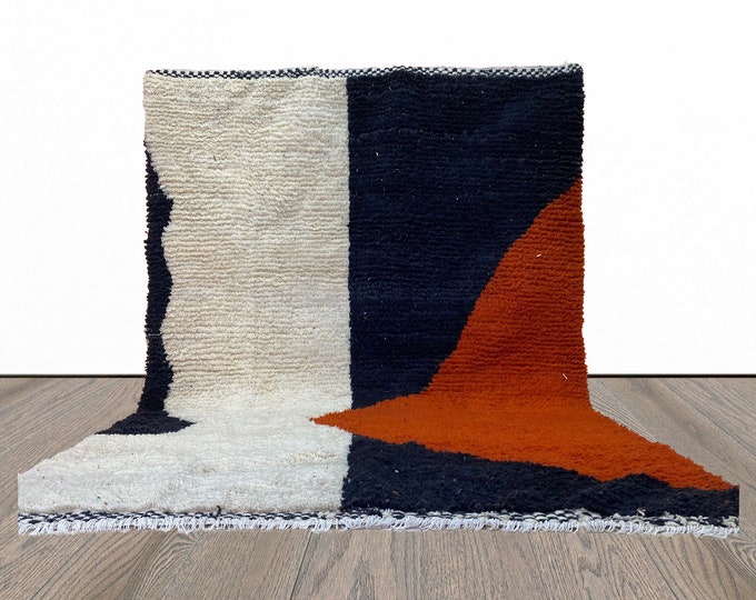 Unique Custom Berber Rug, Handwoven Moroccan Beauty for Your Living Space.
