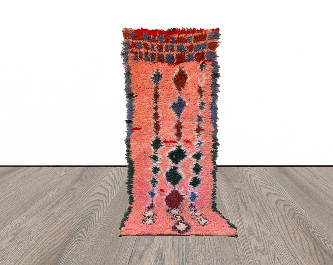 3x9 ft Moroccan colorful runner rug!