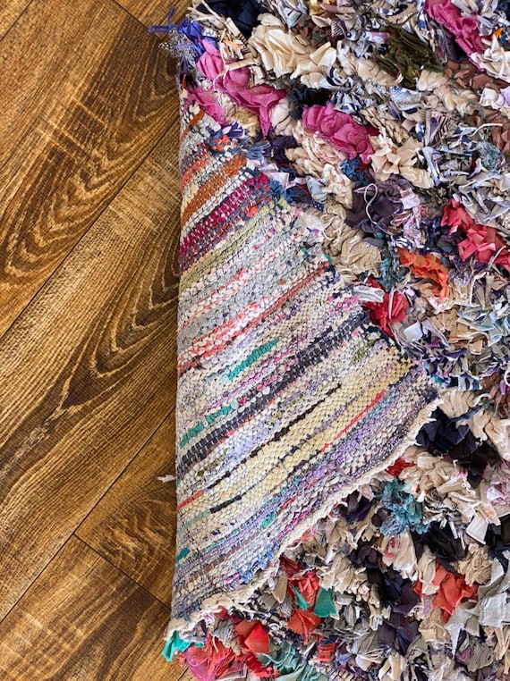 3x4 Ft Small Boucherouite Moroccan Rug. - Etsy