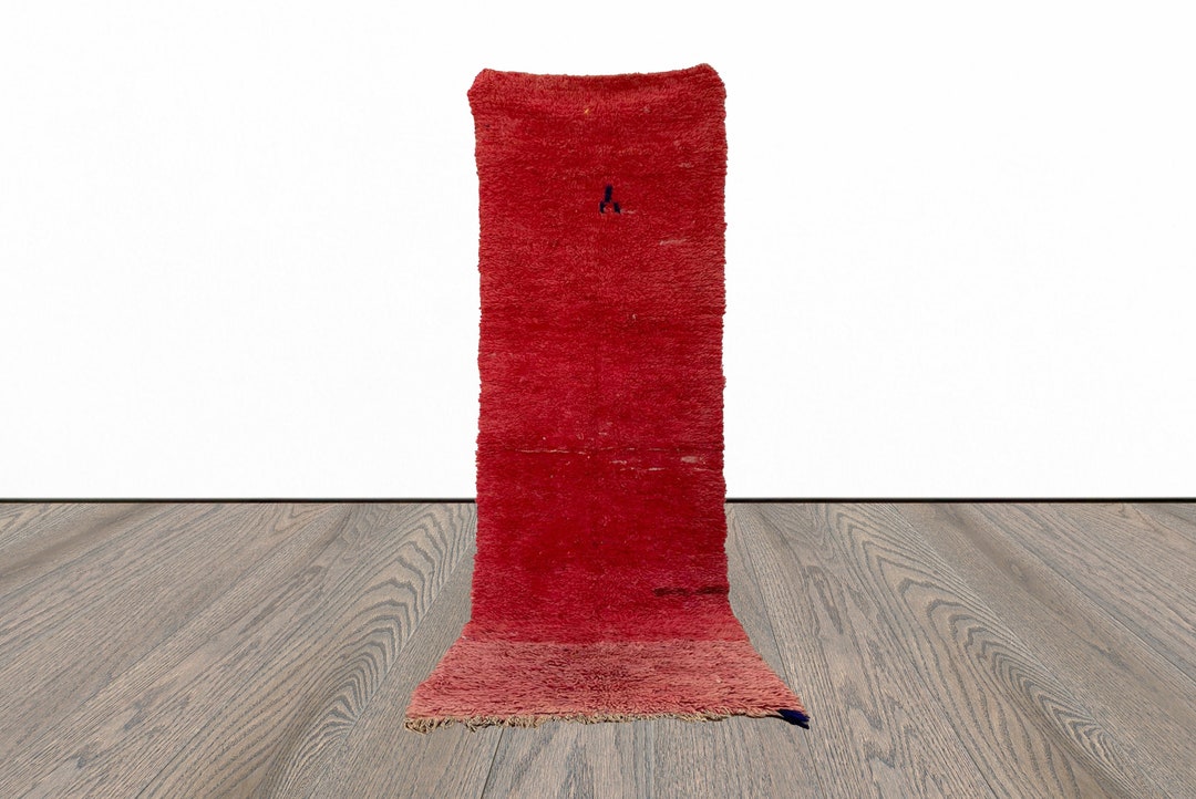 Moroccan Berber 10x4 Vintage Solid Rug. Etsy