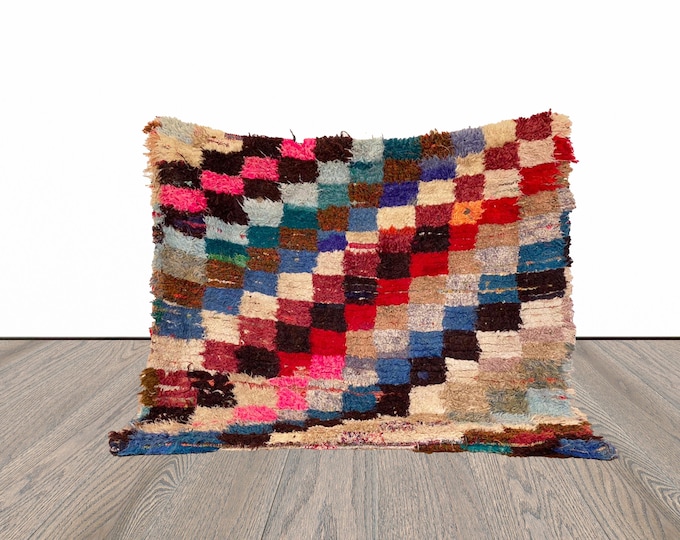 4x3 ft small colorful Moroccan rug!