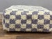 Light Purple and white Moroccan checkered pouf ottoman!